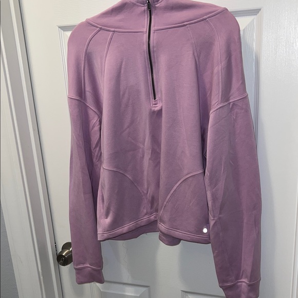 Layer 8 Women's Lavender Half-Zip Sweater - Picture 1 of 6